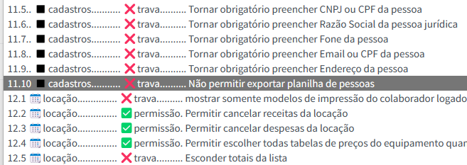 Mais proteção interna das informações dos clientes